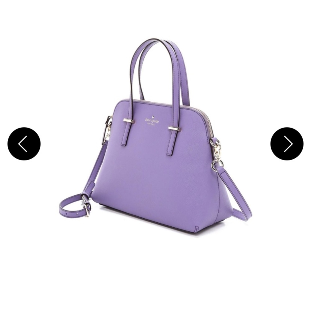 Kate Spade Cedar Street Maise Purple Satchel
